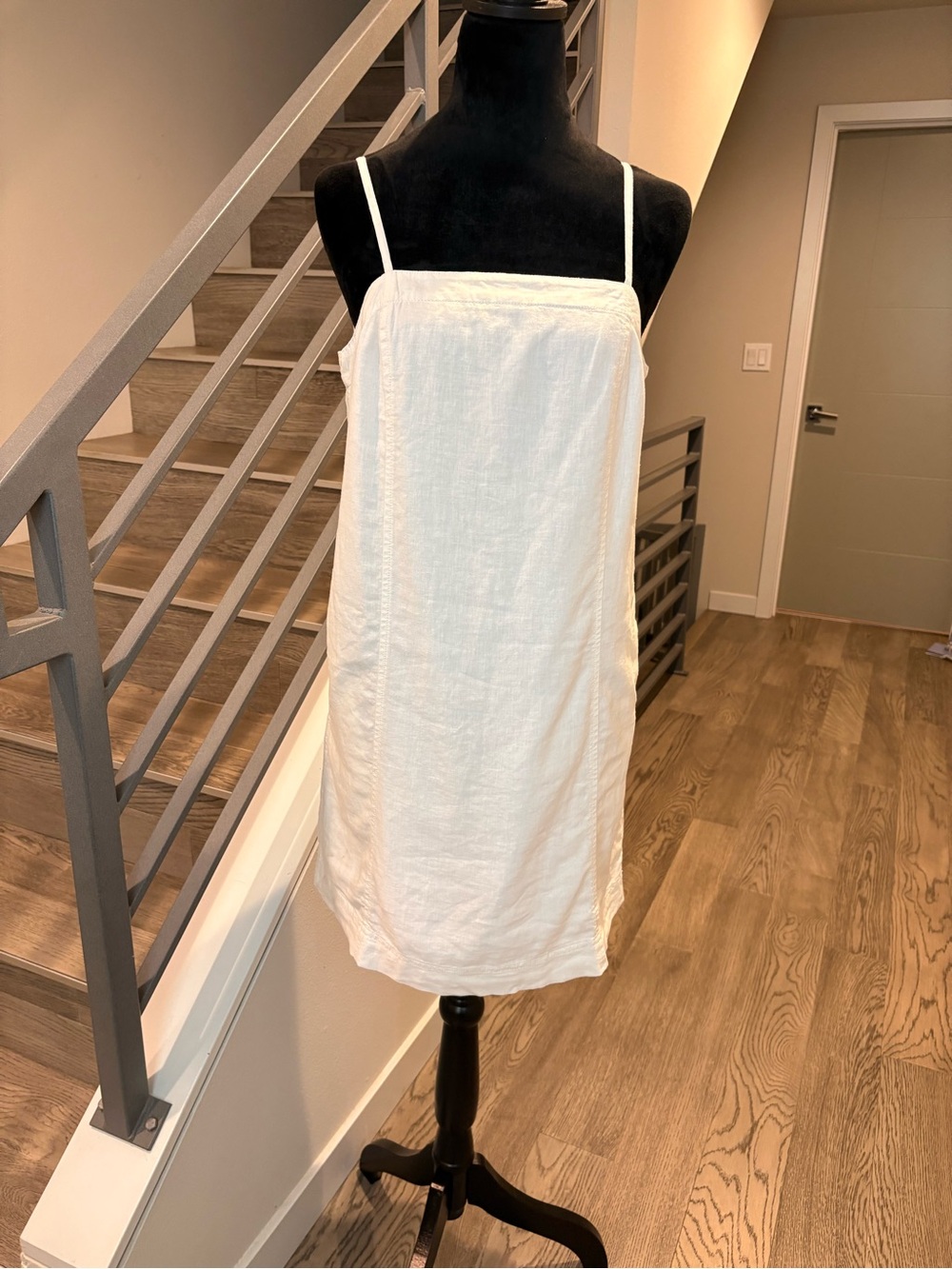 Madewell White Linen Slip Dress - Picture 10 of 10